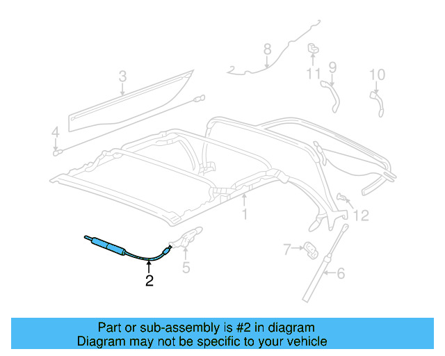 Tension Cable 1E0-871-333 - View 5