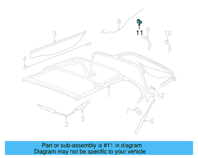 Tension Cable Clip 1E0-871-228