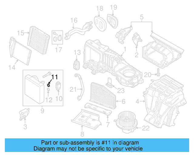 Expansion Valve Upper Seal 8E0-260-749-D - View 13