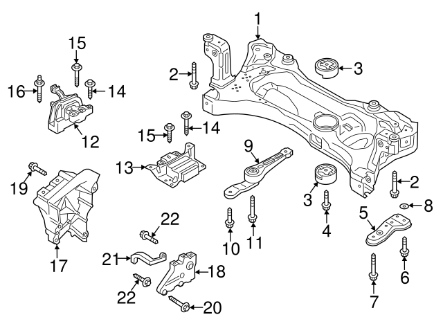 Motor Mount Stud N-910-296-02 - View 121