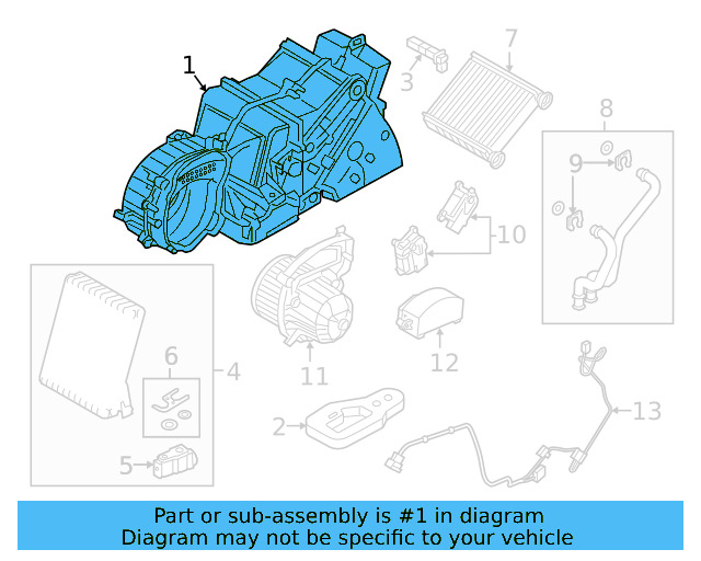 AC & Heater Case 3QF-820-024 - View 4