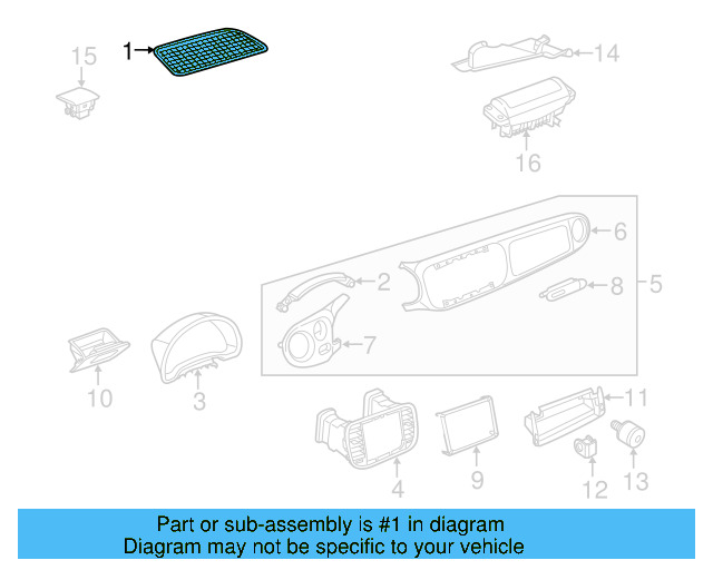 Insert 5C1-858-168-82V - View 12