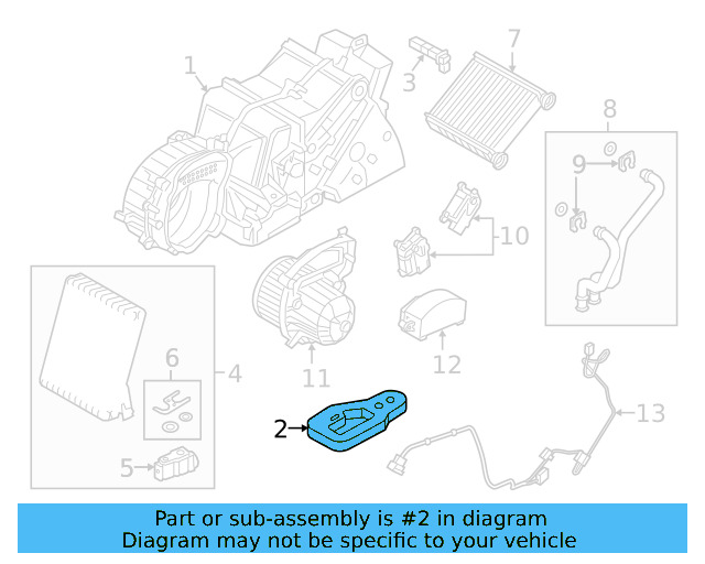 AC & Heater Case Gasket 3QF-820-061-B - View 3