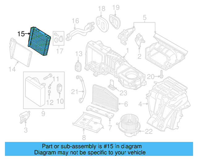 Heater Core 561-819-031-C - View 7