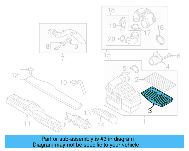 Grille 5QM-129-668-A - View 3