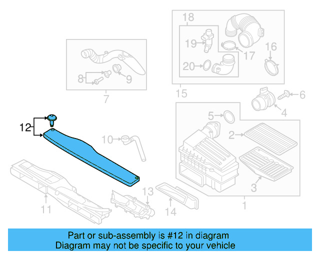 Air Inlet Cover 5QM-129-954 - View 21