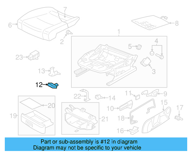 Adjust Knob 3C0-881-254-A-9B9 - View 18