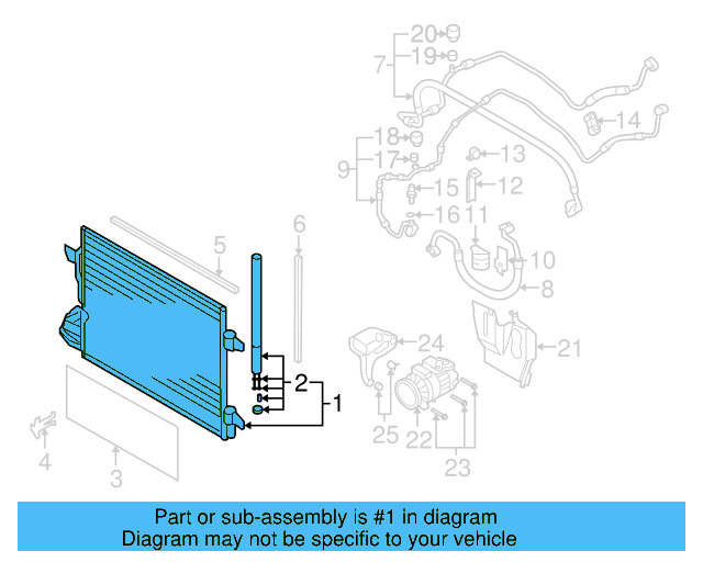 Condenser 1K0-820-411-Q - View 25