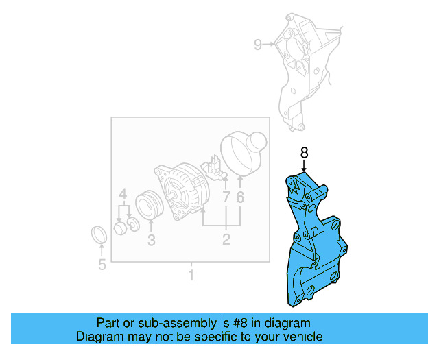 Mount Bracket 06F-903-143-E - View 19
