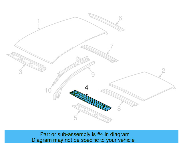 Header Panel 5G6-817-467 - View 6
