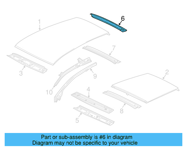 Rear Header 5G6-817-163 - View 8