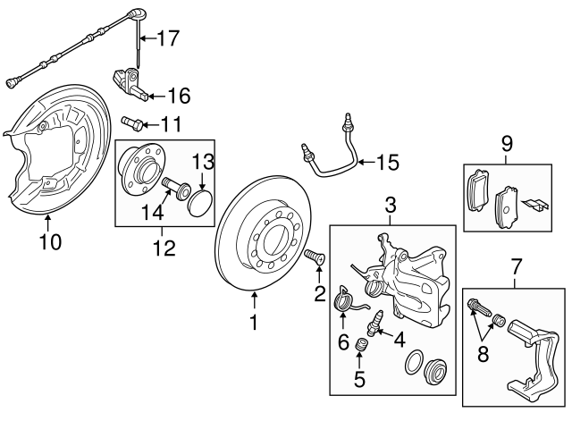 Brake Pads Rear 5C0-698-451-D - View 5