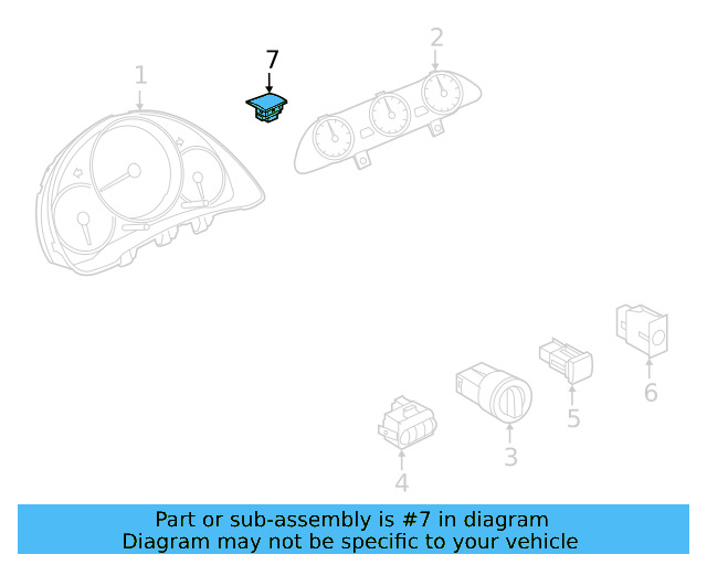 Sunload Sensor 5C0-907-539-A - View 3
