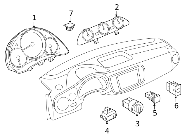 Sunload Sensor 5C0-907-539-A - View 2