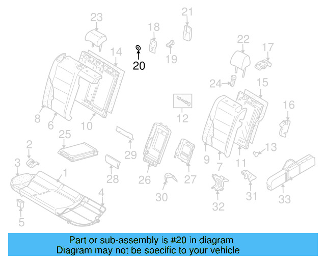 Child Seat Bracket Washer N-910-607-01 - View 22