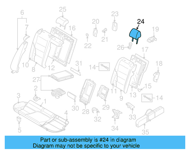 Headrest Guide 1K0-886-920-B-82V - View 14