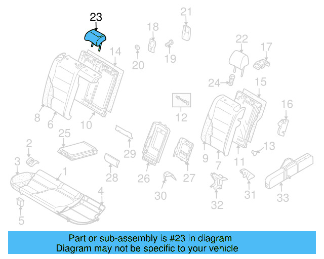 Headrest 1K0-885-902-AB-JTB - View 8