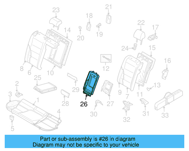 Armrest Bezel 1K0-885-961-G-31X - View 3