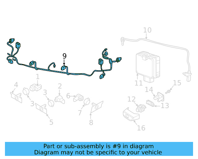 Harness 3CM-971-095-Q - View 10