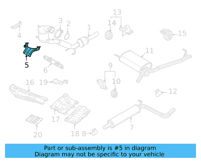 Mount Bracket 5Q0-253-249-D - View 10