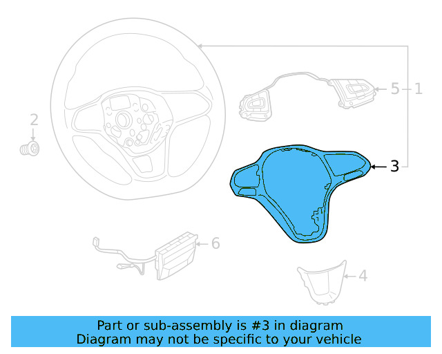 Upper Trim 10A-419-685-3DP - View 2