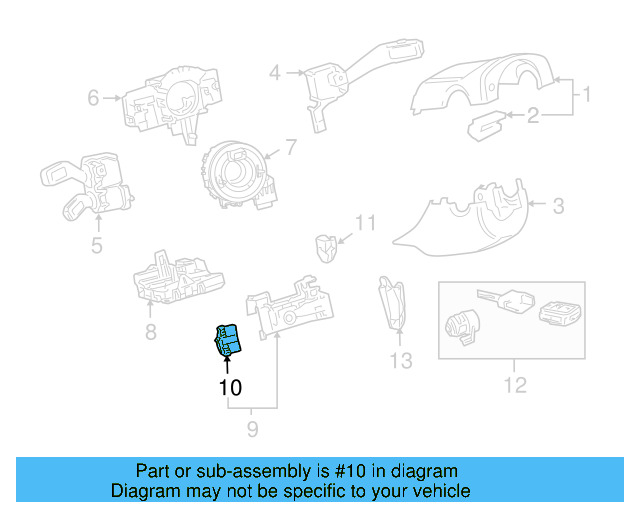 Ignition Switch 1K0-905-849-B - View 60
