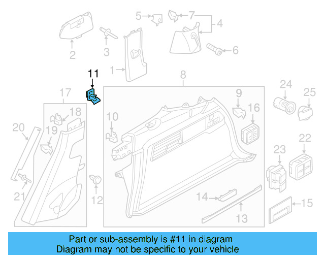Power Outlet Cap 1K0-919-341-J-9B9 - View 13