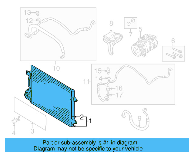 A/C Condenser 5C0-816-411 - View 15
