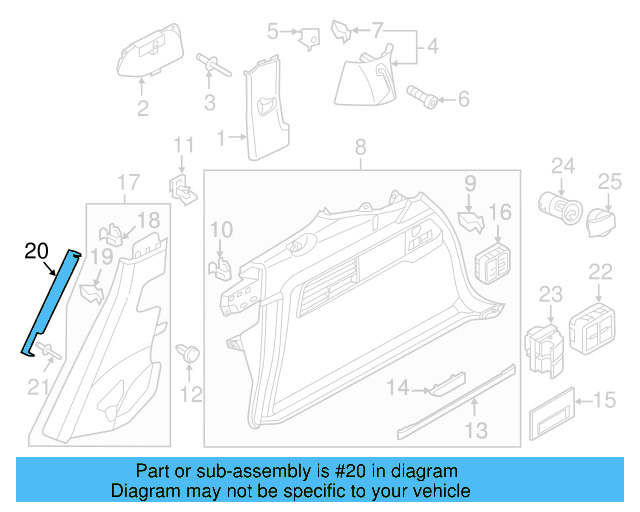Lower Bracket 7P0-867-192 - View 5