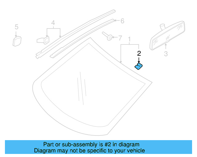 Mirror Inside Retainer Plate 3AA-845-543-B