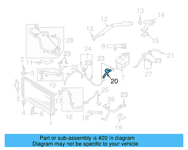 Hose 3B0-121-109-D - View 2
