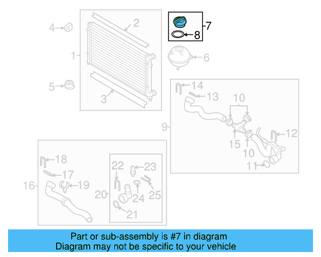 Reservoir Cap 3B0-121-321 - View 33