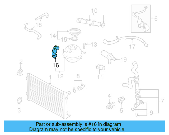 Reservoir Cap 3B0-121-321 - View 104