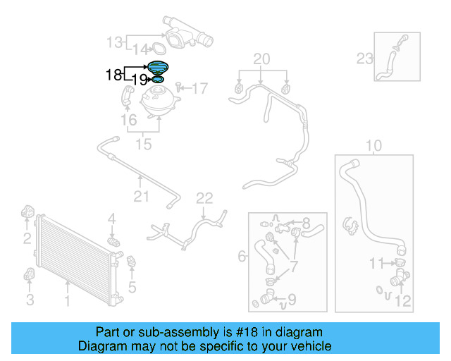 Reservoir Cap 3B0-121-321 - View 4