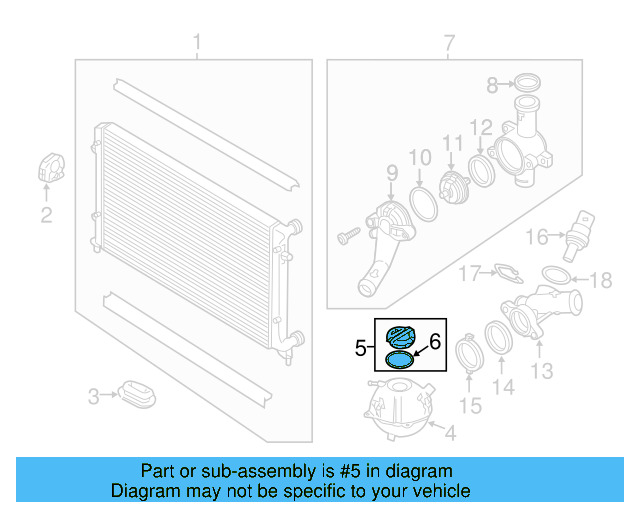 Reservoir Cap 3B0-121-321 - View 53