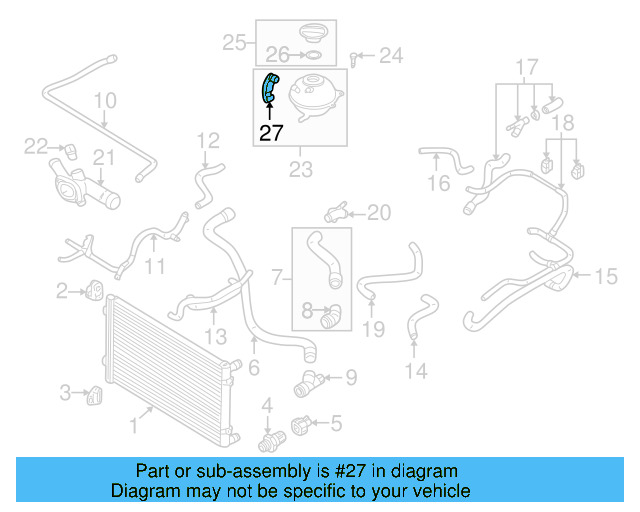 Reservoir Cap 3B0-121-321 - View 10