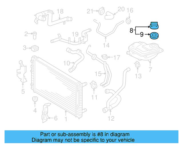 Reservoir Cap 3B0-121-321 - View 42