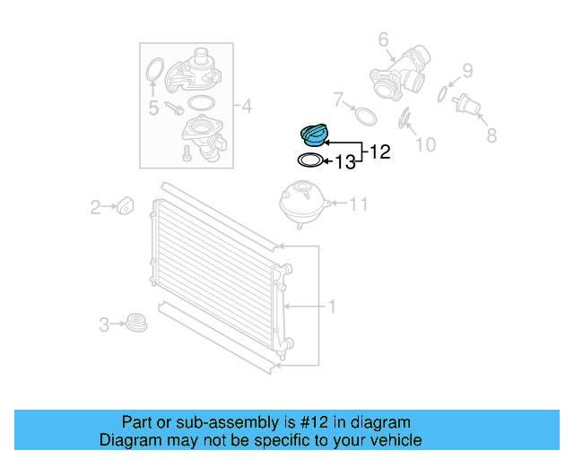 Reservoir Cap 3B0-121-321 - View 13
