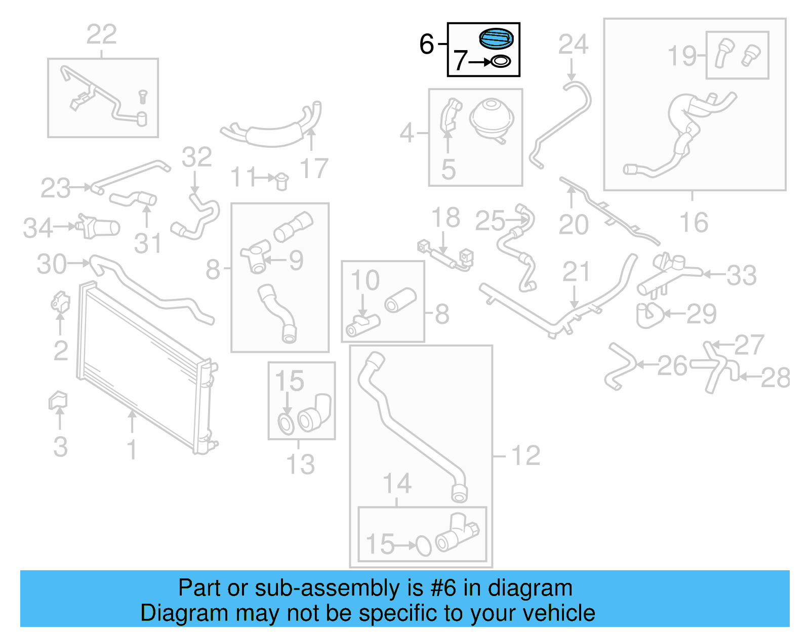 Reservoir Cap 3B0-121-321 - View 9