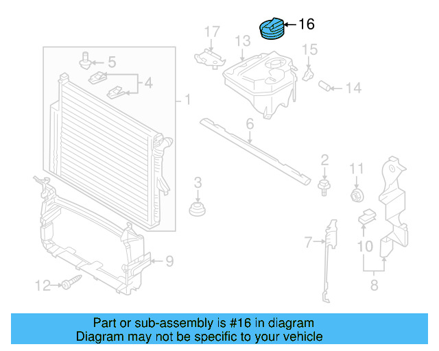 Reservoir Cap 3B0-121-321 - View 38