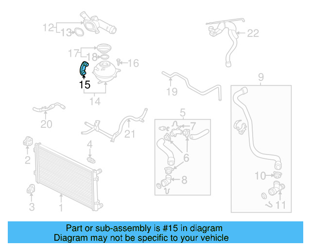 Reservoir Cap 3B0-121-321 - View 99