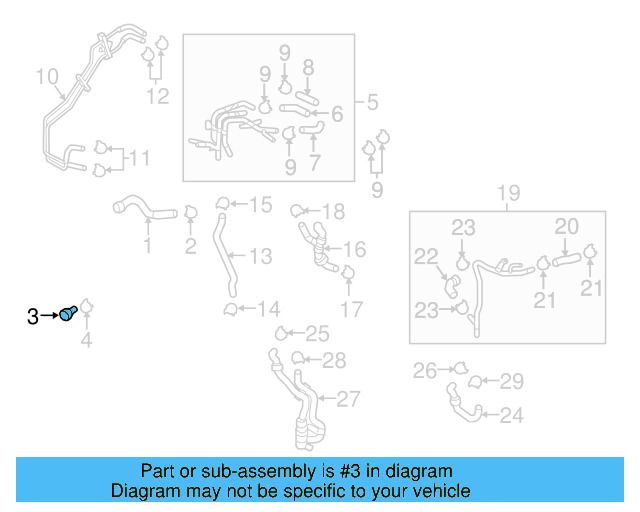 Inlet Hose Coupling 3B0-122-291-B - View 33