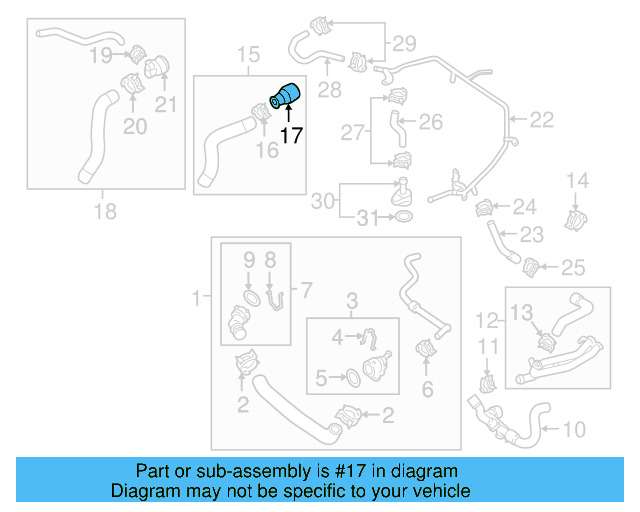 Inlet Hose Coupling 3B0-122-291-B - View 39