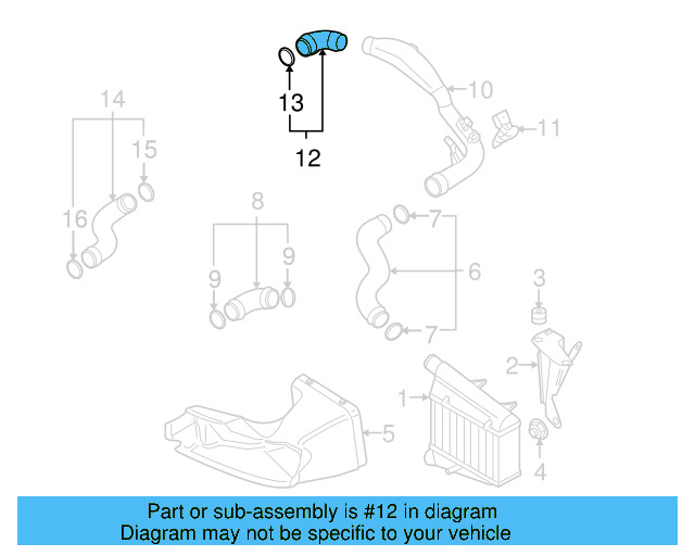 Pressure Hose 3B0-145-834-P - View 6