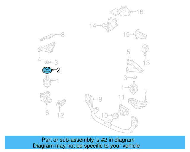 Cross Tube 3B0-199-521-D - View 13