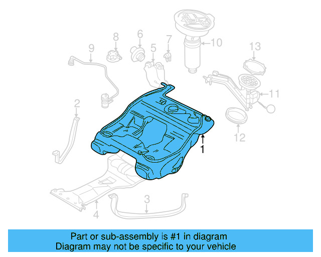 Fuel Tank 3B0-201-075-BK - View 8