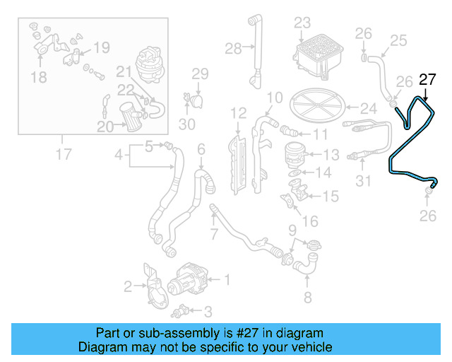 Pressure Tube 3B0-201-946-B - View 16
