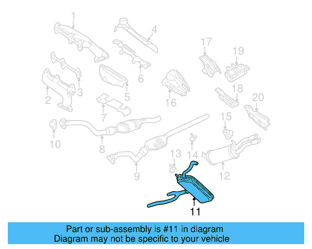 Muffler 3B0-253-409-AH - View 5