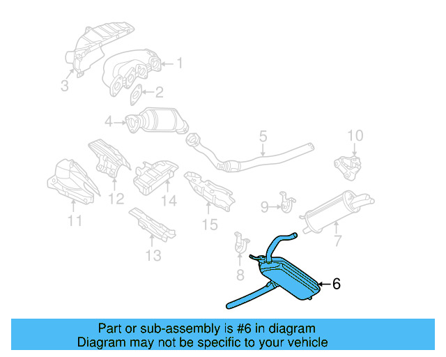 Muffler 3B0-253-409-T