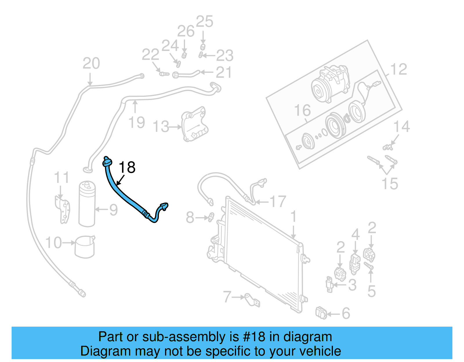 AC Hose 3B0-260-707-C